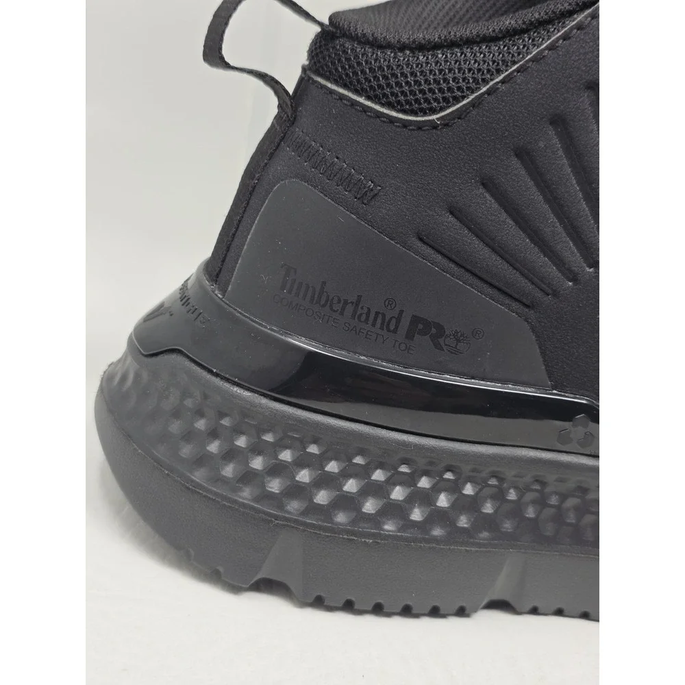 Timberland PRO Setra Size 4 Mens Mid Composite Safety Toe 6 Black V1 New